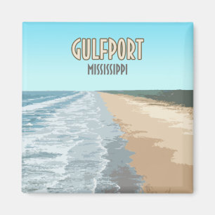 Aimant Plage de Gulfport Mississippi