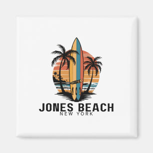 Aimant Plage de Jones New York Surfant Surfeur _1