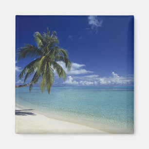 Aimant Plage de Matira sur l'île de Bora Bora,