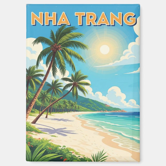 Aimant Plage de Nha Trang Vietnam Voyage (Recto)
