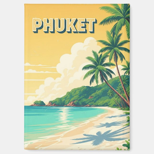 Aimant Plage de Patong à Phuket Thaïlande Voyage (Recto)