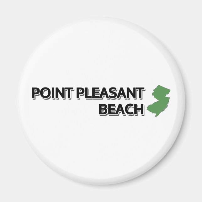 Aimant Plage de Point Pleasant (Devant)
