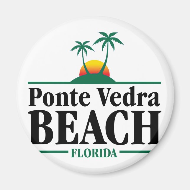 Aimant Plage de Ponte Vedra (Devant)