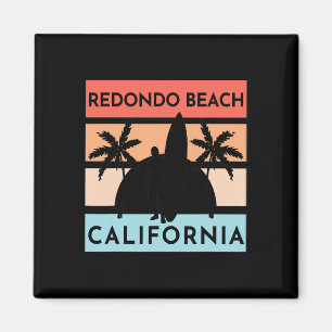 Aimant Plage de Redondo Californie Surf Vacances d'été Vi