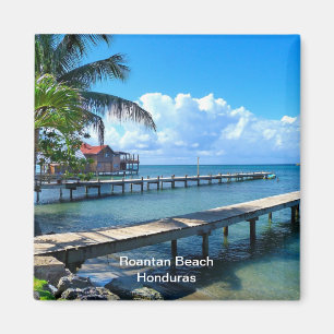 Aimant Plage de Roantan, Honduras