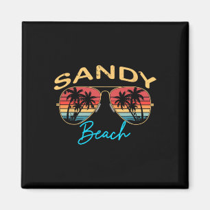 Aimant Plage de sable Hawaii Hommes Femmes Souvenir Planc