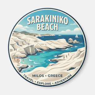 Aimant Plage de Sarakiniko Grèce