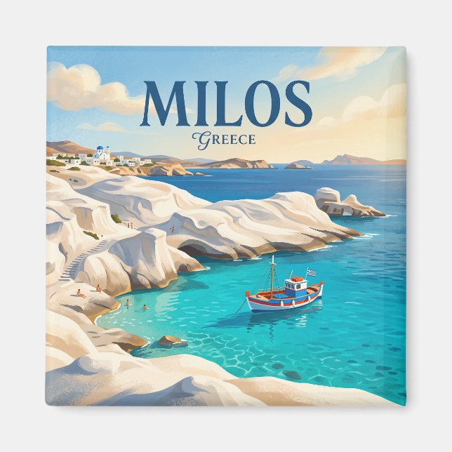 Aimant Plage de Sarakiniko, Milos Grèce (Devant)