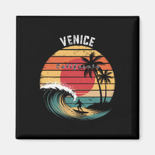 Aimant Plage de Venice California Surf