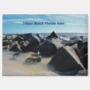 Aimant Plage de Vilano, crique de Floride