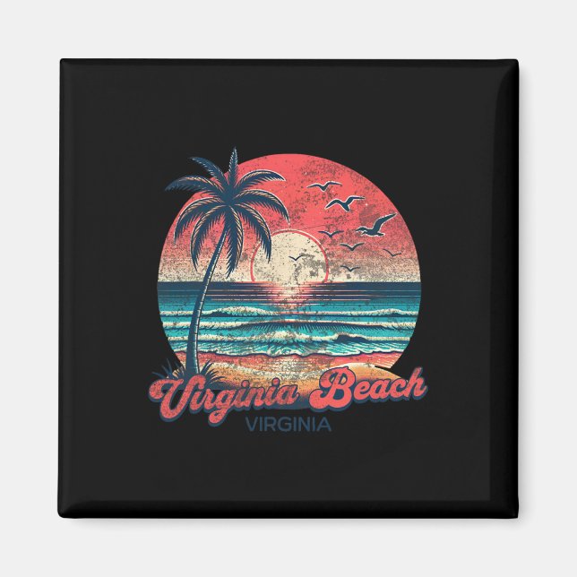 Aimant Plage de Virginie (Devant)