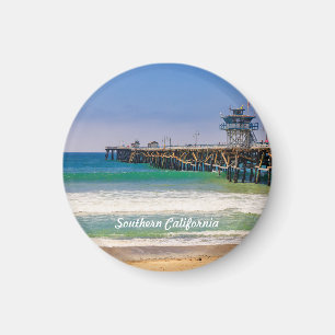 Aimant Plage et jetée de Californie du Sud à San Clemente
