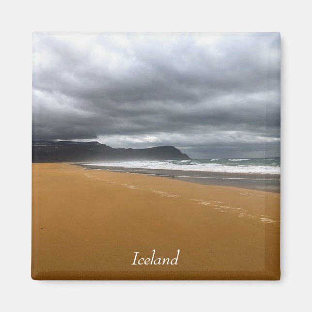 aimant plage Islande (Devant)