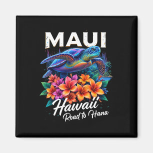Aimant Plage océanique hawaïenne Maui Hawaï Tortue Vacanc