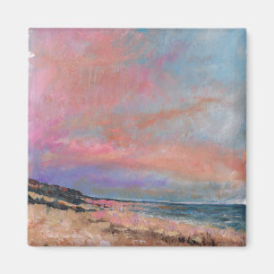 Aimant Plage Paysage Beaux Art Plage peinture