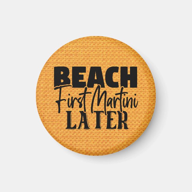 Aimant Plage Premier Martini Plus Tard-76545 (Devant)