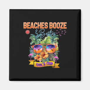 Aimant Plages Booze Besties Myrtle Beach Caroline du Sud