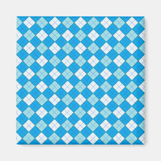 Aimant Plaid bleu