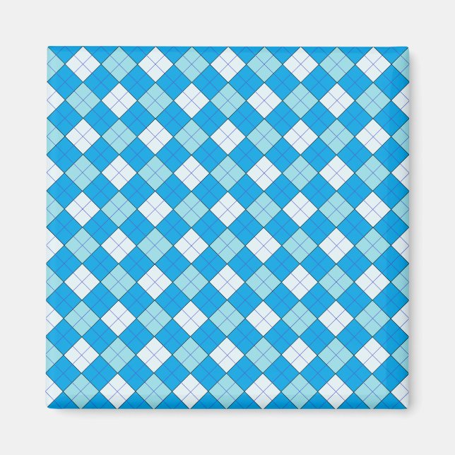 Aimant Plaid bleu (Devant)