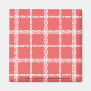 Aimant Plaid LtPink
