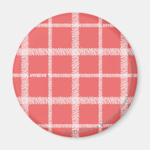 Aimant Plaid LtPink