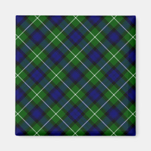 Aimant Plaid vert bleu Lamont tartan