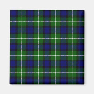 Aimant Plaid vert bleu Lamont tartan