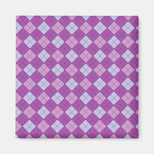 Aimant Plaid Violet (Devant)