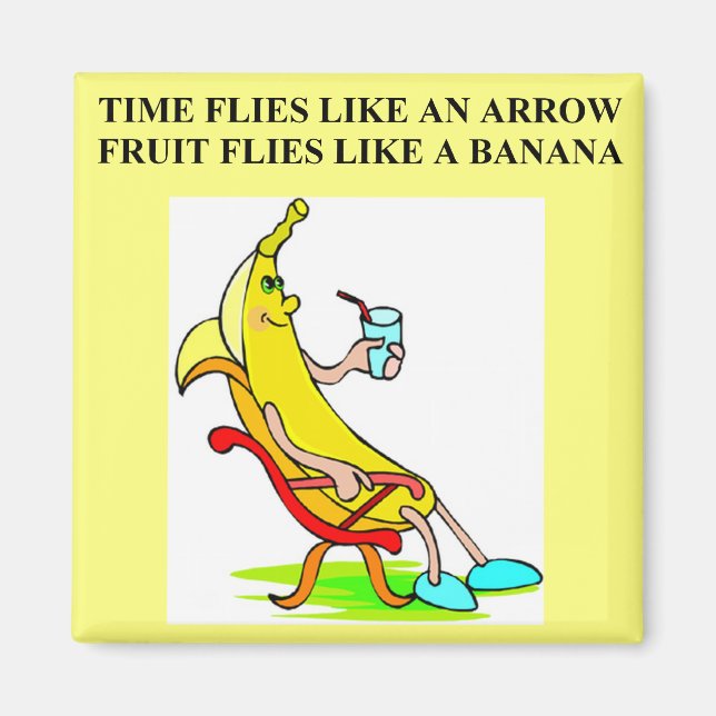 Aimant plaisanterie culinaire BANANA (Devant)