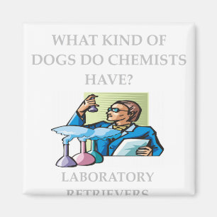 Aimant plaisanteries de chimie