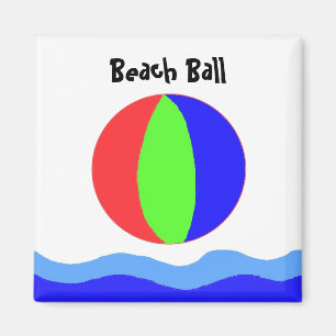 Aimant Plaisir de ballon de plage