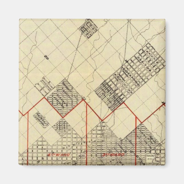 Aimant Plan de Duluth et des banlieues (Devant)