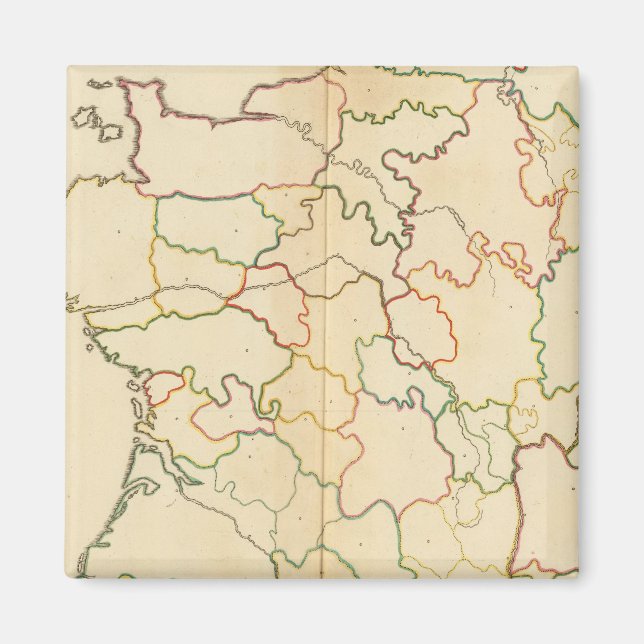 Aimant Plan de France Rivers (Devant)