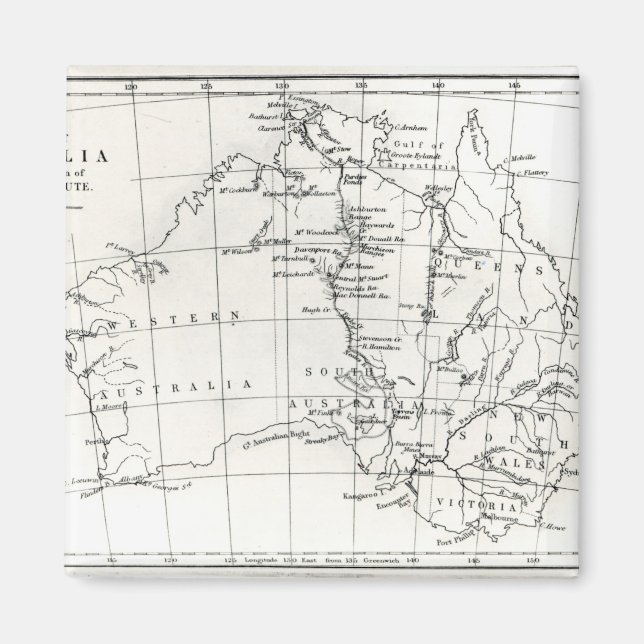 Aimant Plan de l'Australie (Devant)