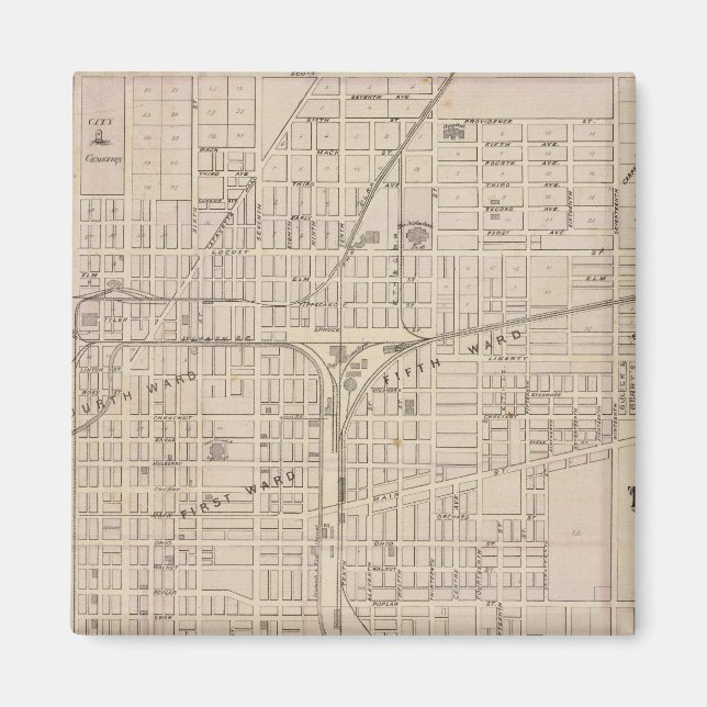 Aimant Plan de Terre Haute, Vigo Co (Devant)