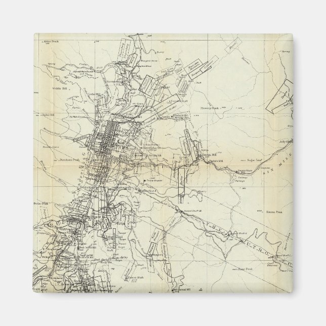 Aimant Plan du district de Washoe (Devant)