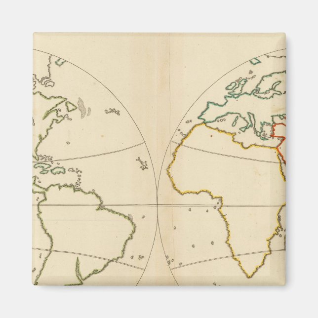 Aimant Plan du monde (Devant)