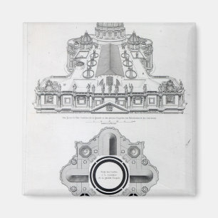 Aimant Plan du toit de St Peter