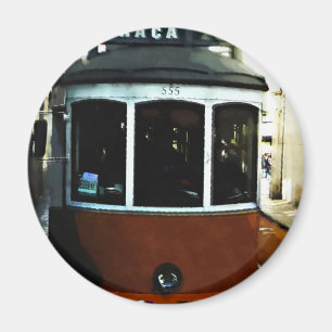 Aimant Plan rapproché de tram de Lisbonne