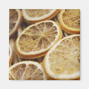 Aimant Plan rapproché des tranches sèches de citron