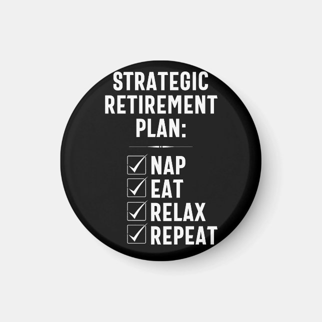 Aimant Plan stratégique de retraite - Conduite d'un trava (Devant)