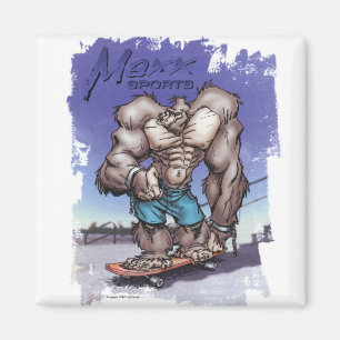 Aimant Planche à roulettes Maxx