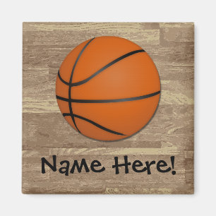 Aimant Plancher personnalisé en bois de basket-ball