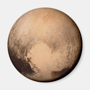 Aimant PLANET PLUTO - AVEZ UN COEUR ! (système solaire) ~