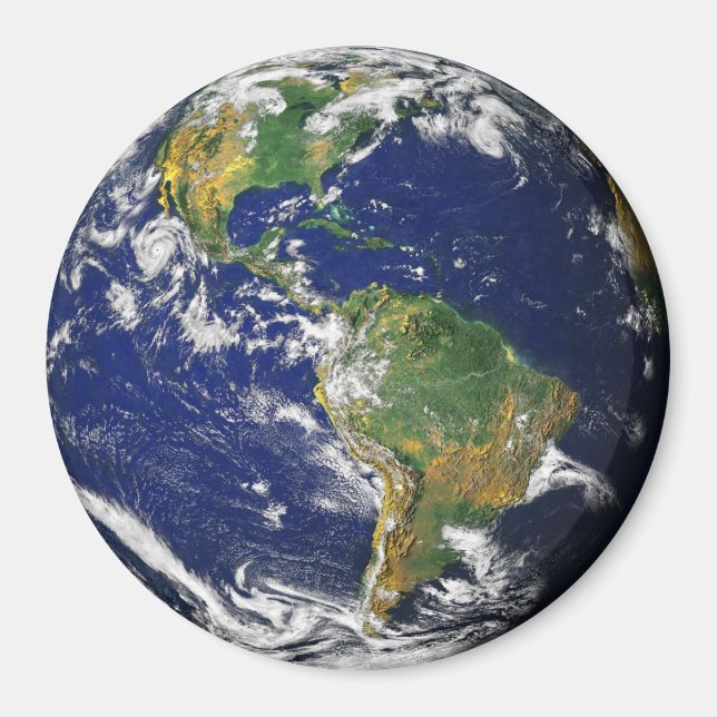 Aimant PLANÈTE TERRE (système solaire) ~ (Devant)