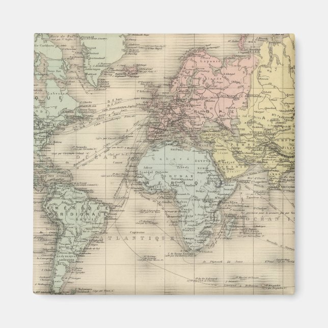 Aimant Planisphère (Devant)