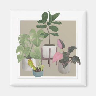 Aimant Plantes de maison.