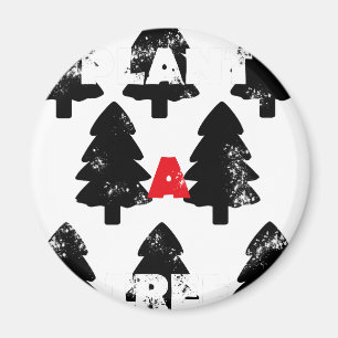 Aimant Plantez un motif d'arbre