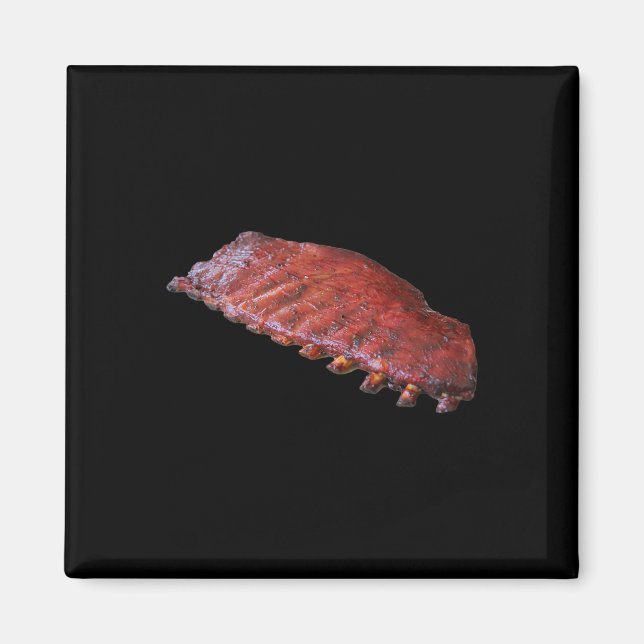 Aimant Plaque de côtes de BBQ  (Devant)