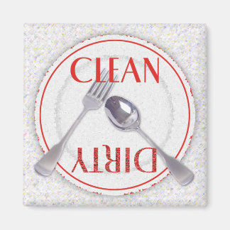 Aimant Plaque propre/sale